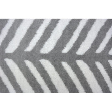 Maestro Herringbone Silver Runner-Melrose-Rug Love - The Most Loved Rug Store